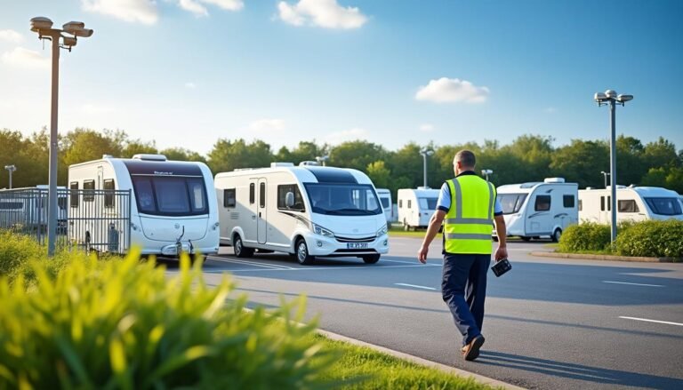 découvrez nos conseils pour choisir un service de gardiennage sécurisé et fiable pour votre caravane ou camping-car, afin de voyager l'esprit tranquille.