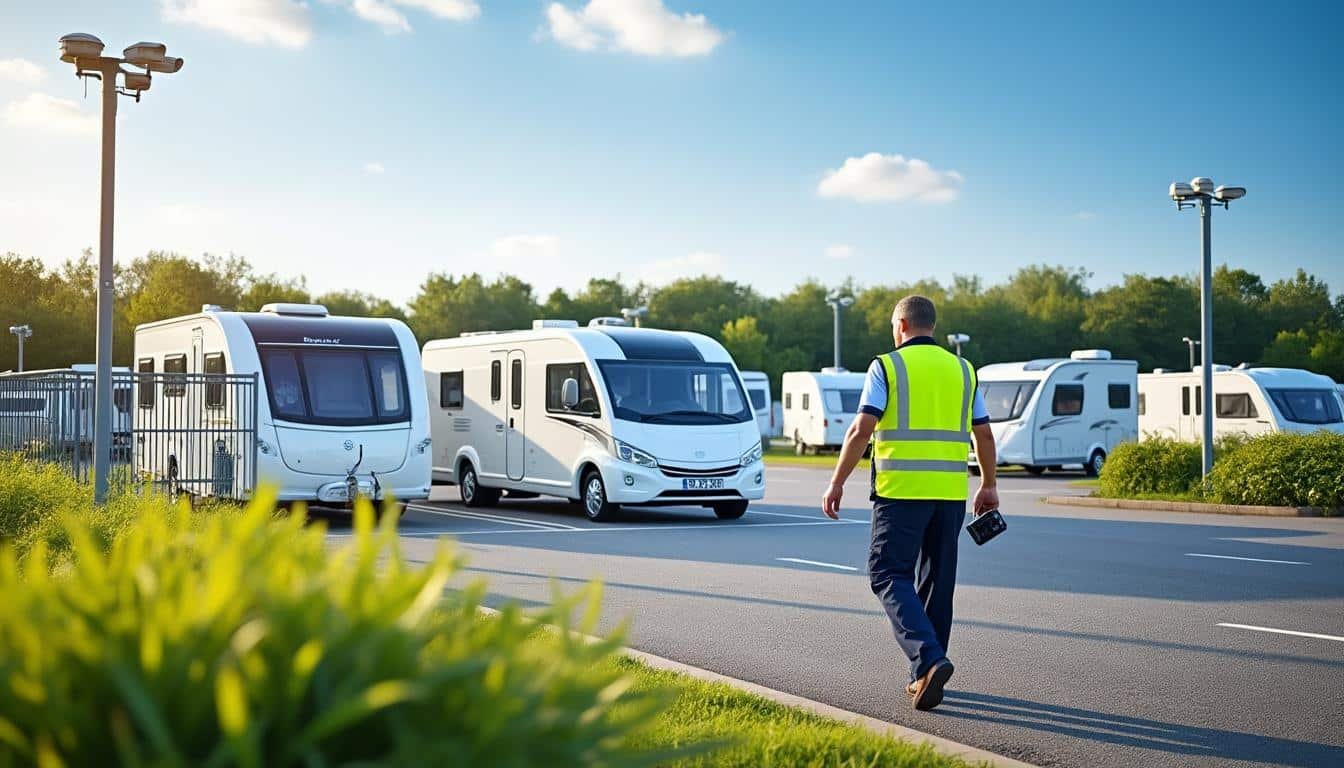 découvrez nos conseils pour choisir un service de gardiennage sécurisé et fiable pour votre caravane ou camping-car, afin de voyager l'esprit tranquille.