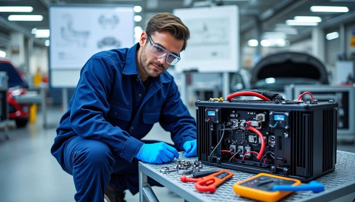 les méthodes efficaces et conseils pratiques pour la réparation de batterie de voiture électrique, afin d'optimiser sa durée de vie et ses performances.