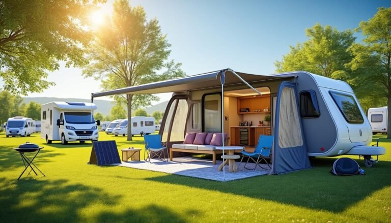 découvrez tout sur la caravane sur aire de camping-car : conseils pratiques, astuces pour le confort et guide complet pour profiter pleinement de votre séjour en plein air.